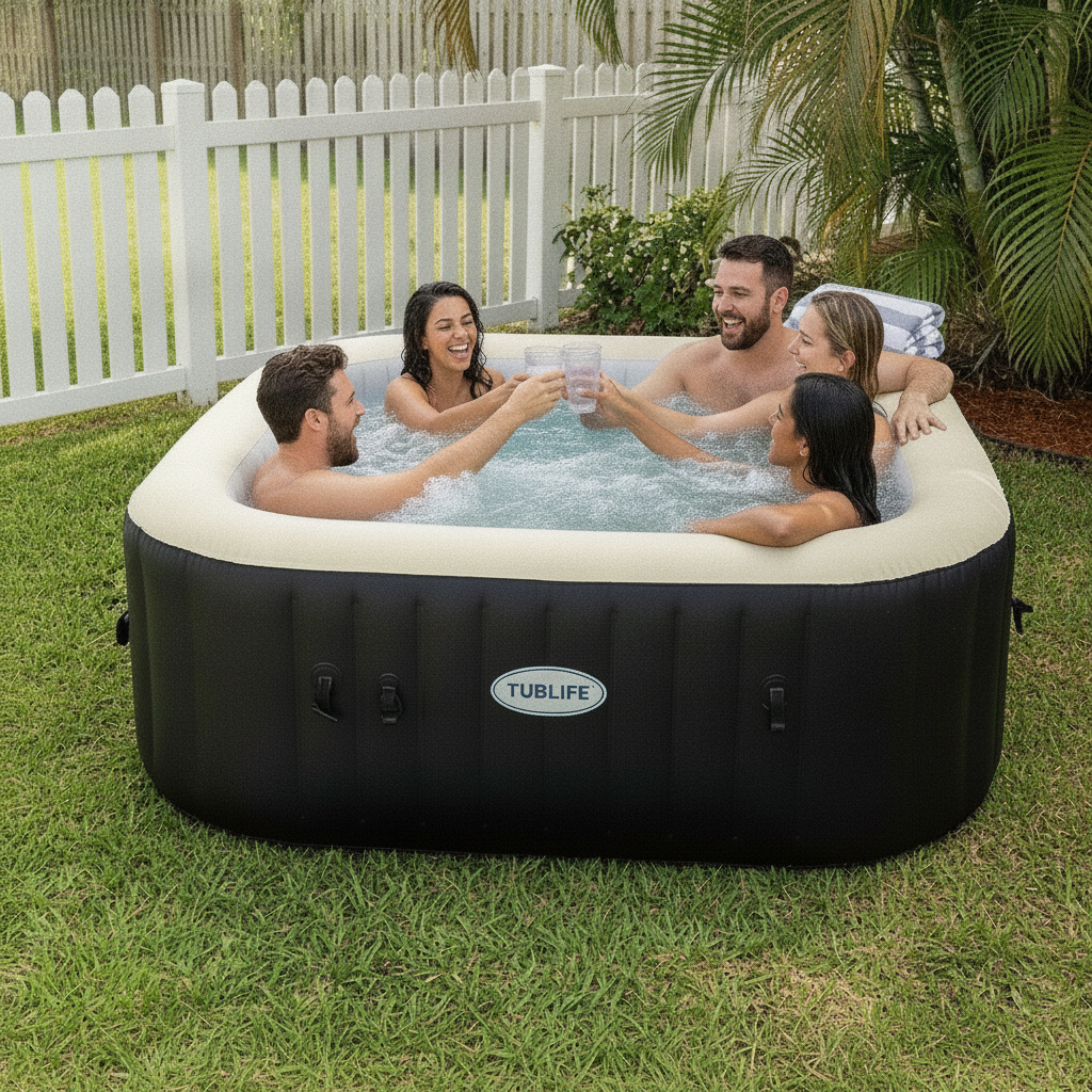 TubeLife™ Luxury Inflatable Hot Tub